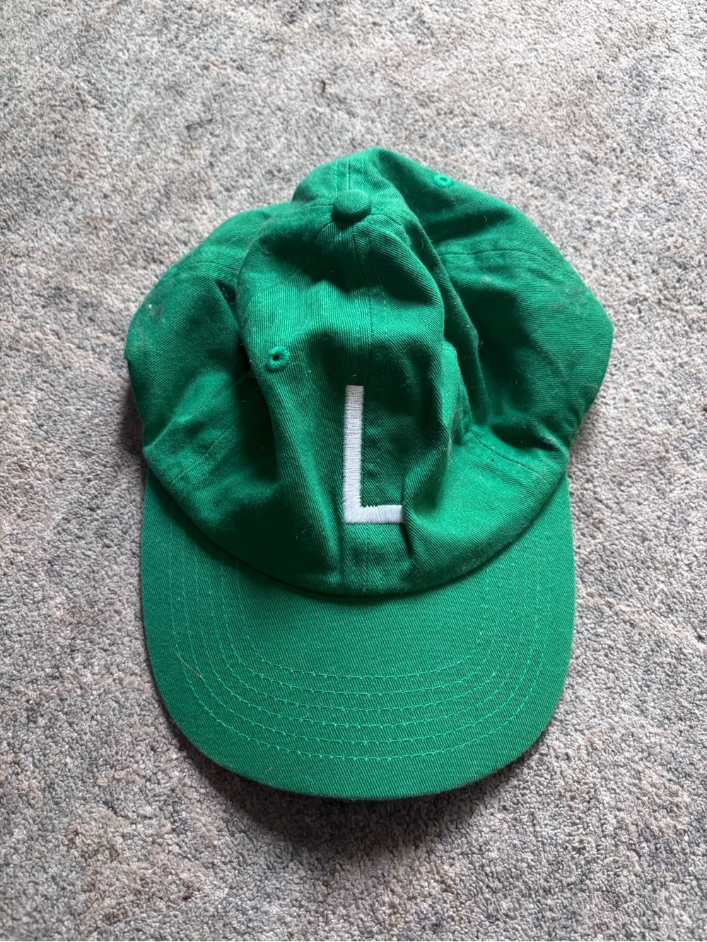 Toddler Boys Baseball Cap with White 'L' Embroidery